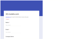 Desktop Screenshot of 3d-models.com