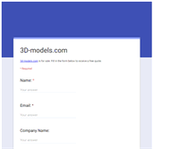 Tablet Screenshot of 3d-models.com